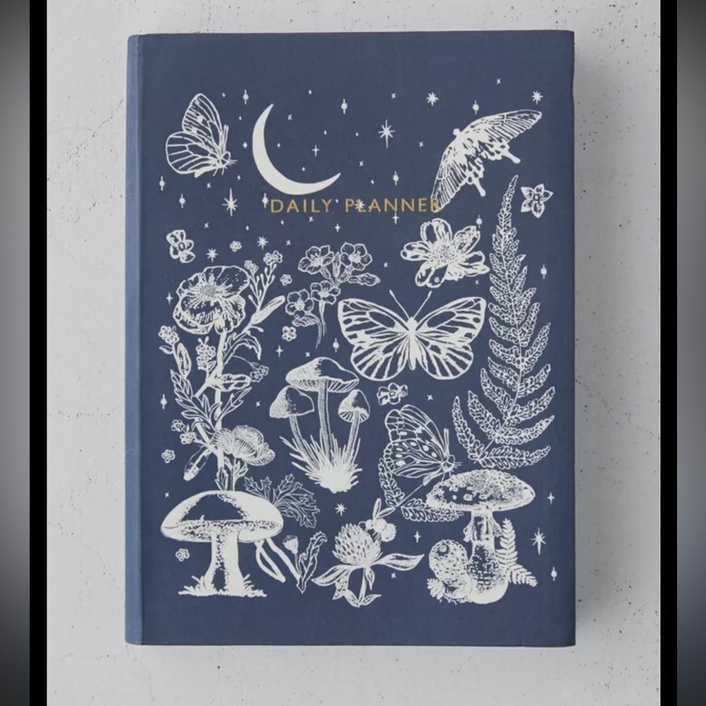 Oh Deer! x Urban Outfitters Celestial Moon & Star Print Daily Planner Book